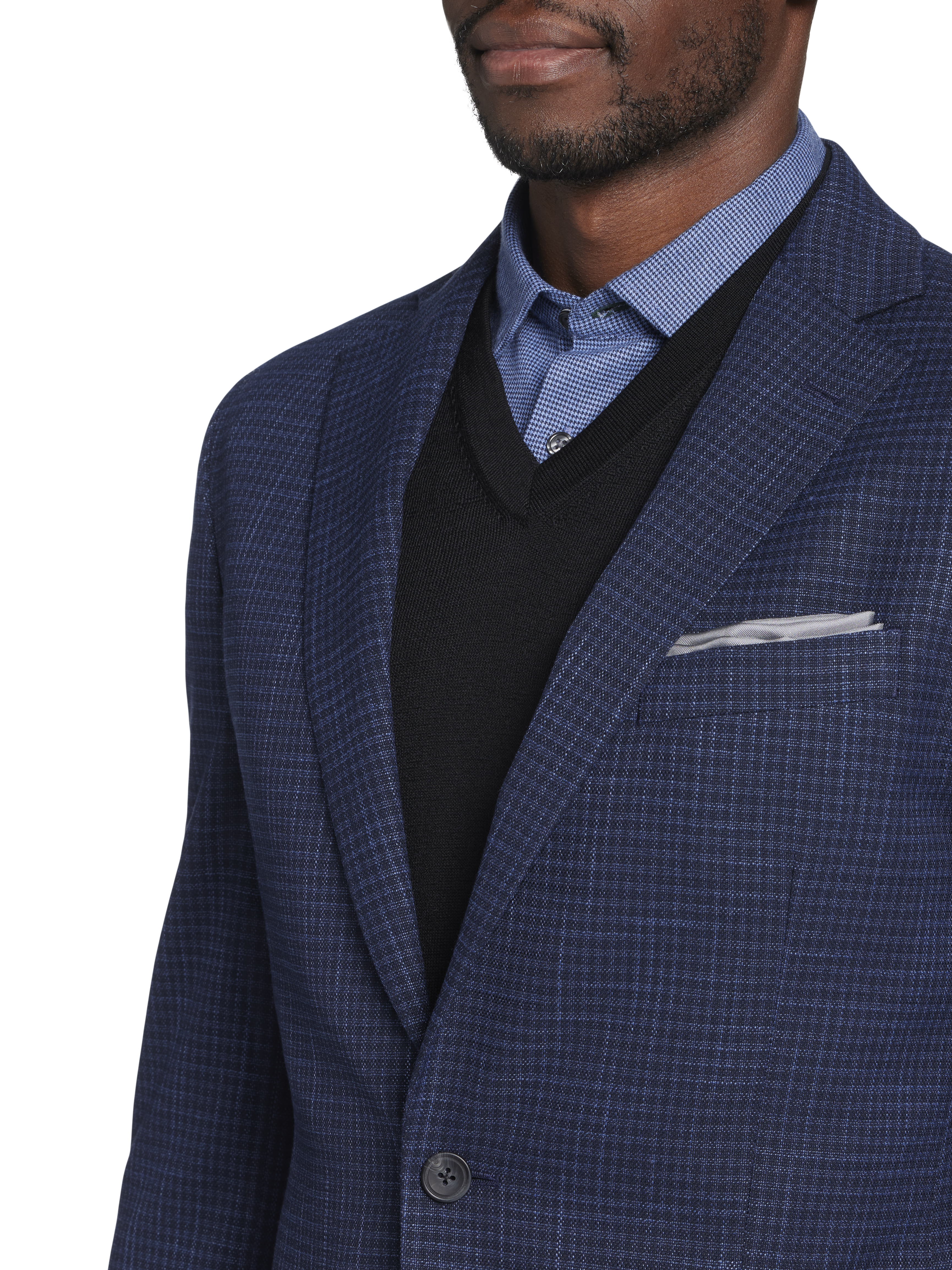 Modern Fit Check Sport Coat