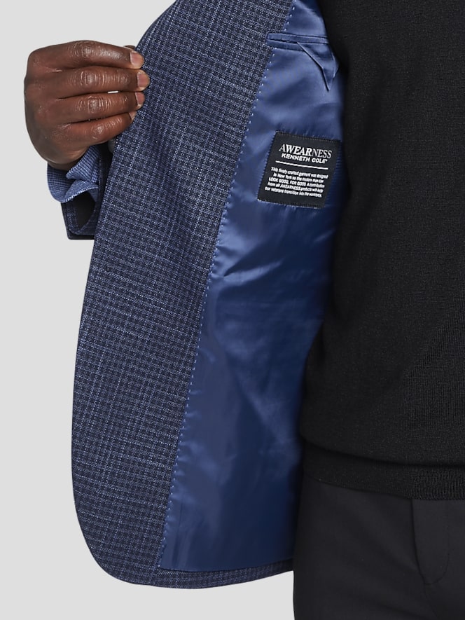 Awearness Kenneth Cole Modern Fit Check Sport Coat