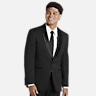 Egara Slim Fit Single-Button Dobby Formal Sport Coat