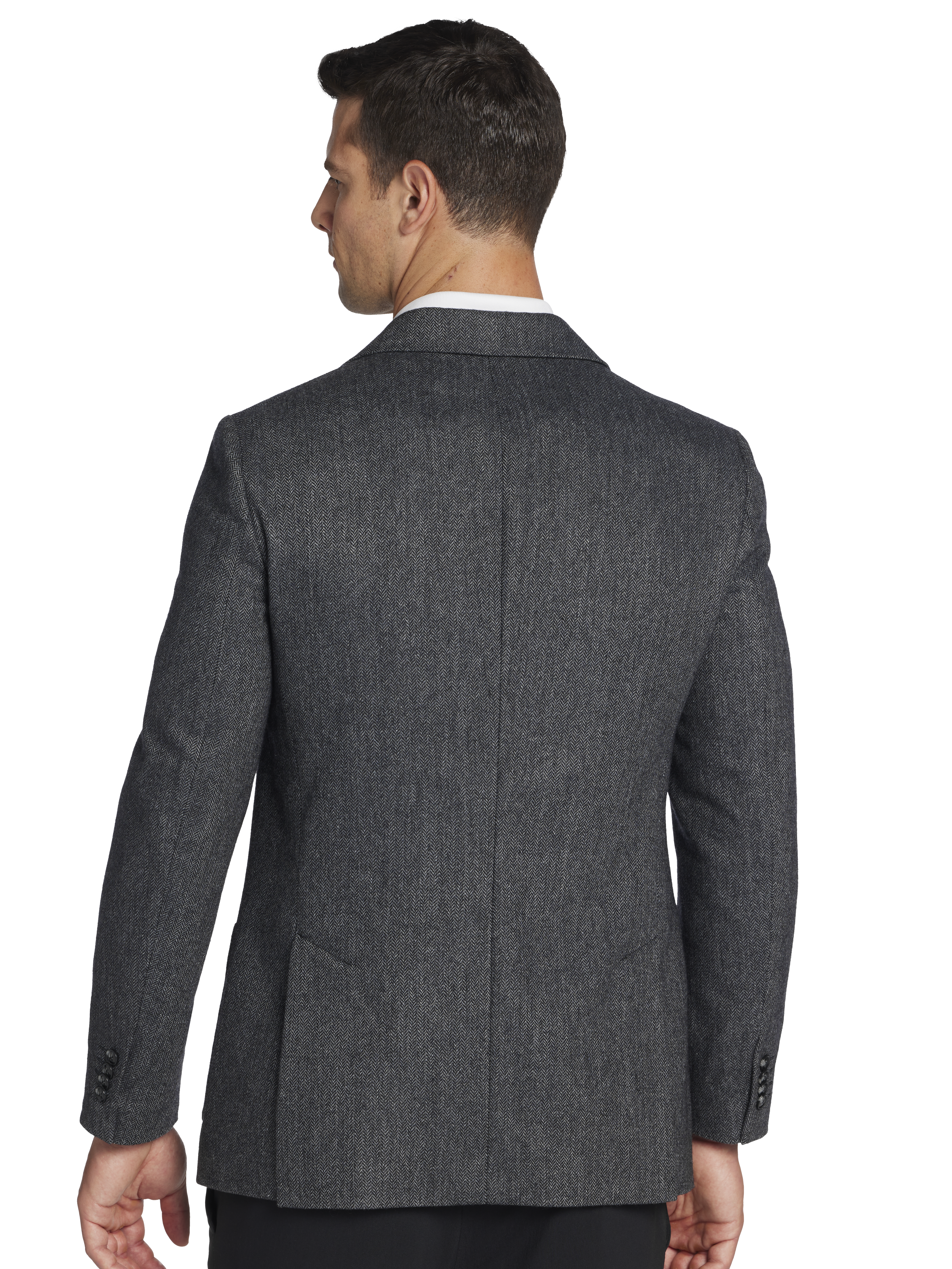 Modern Fit Herringbone Sport Coat