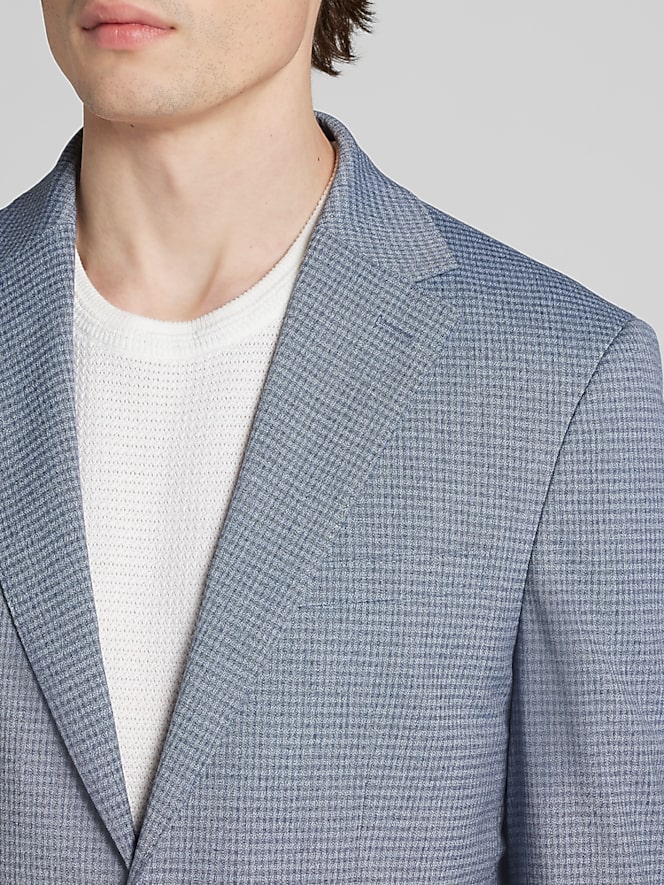 Calvin Klein Slim Fit Check Sport Coat