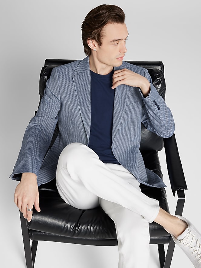 Calvin Klein Slim Fit Check Sport Coat