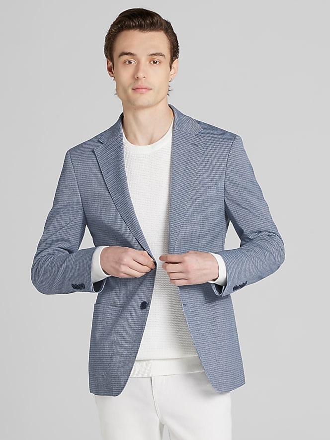 Calvin Klein Slim Fit Check Sport Coat