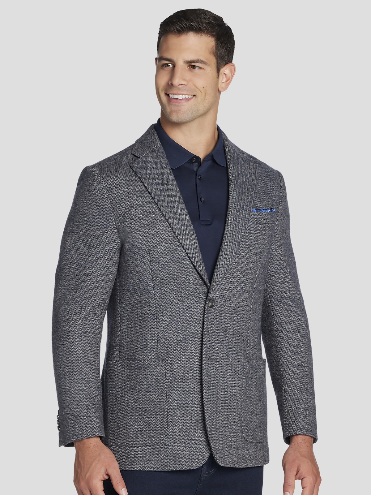 Tommy Hilfiger Modern Fit Herringbone Sport Coat Sport Coats Men s Wearhouse