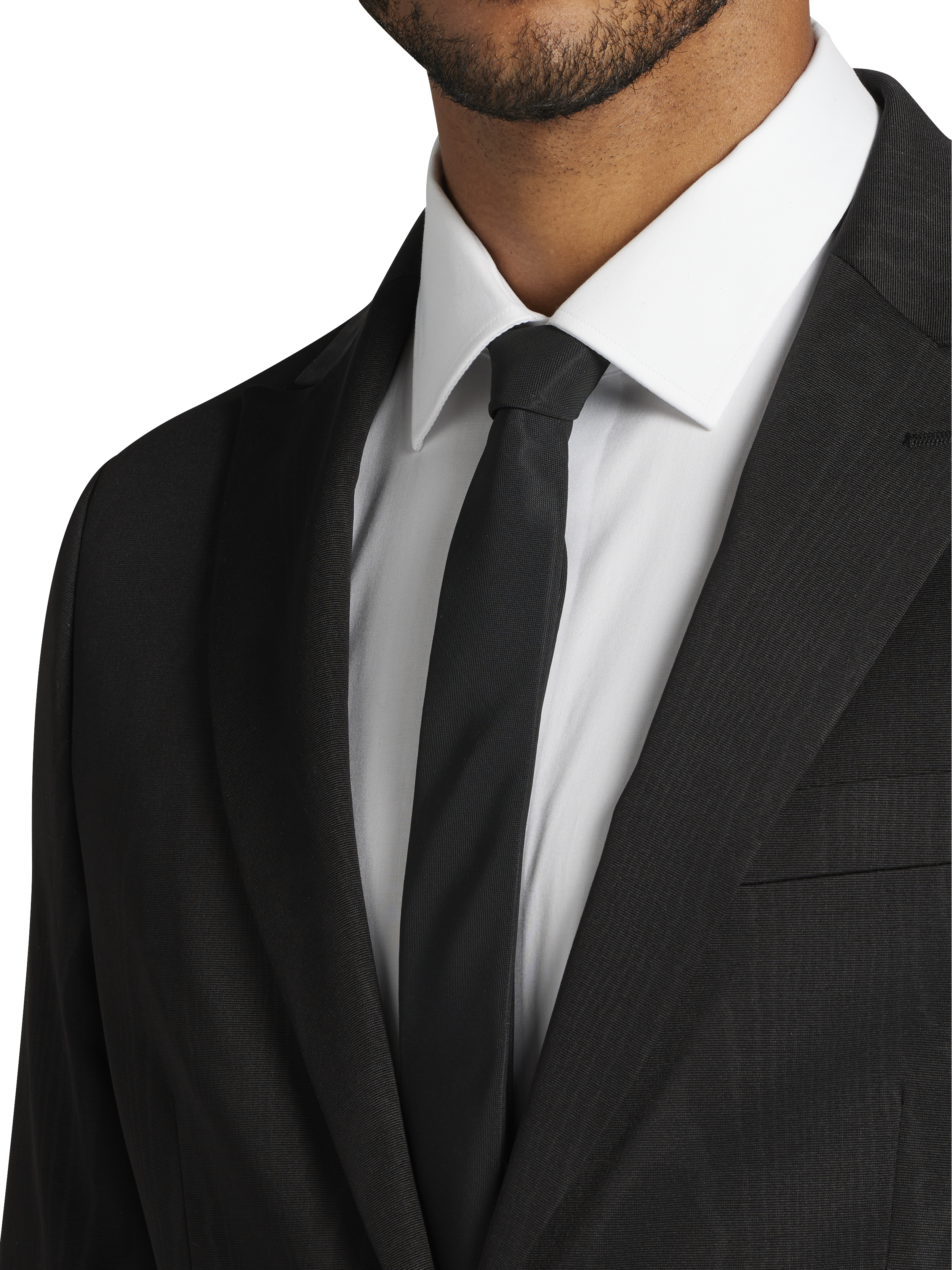 Slim Fit Moire Shawl Lapel Dinner Jacket