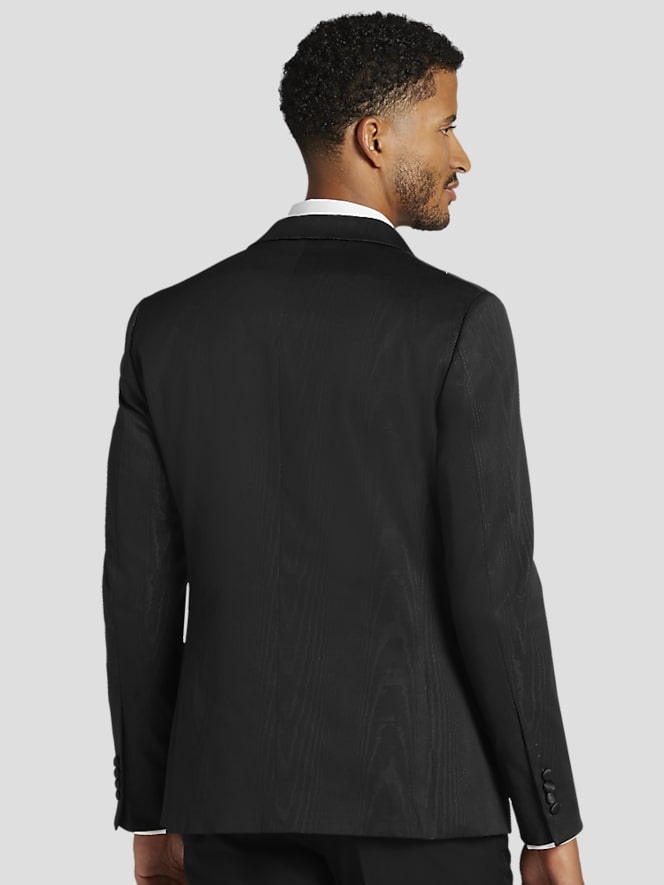 Egara Slim Fit Moire Shawl Lapel Dinner Jacket