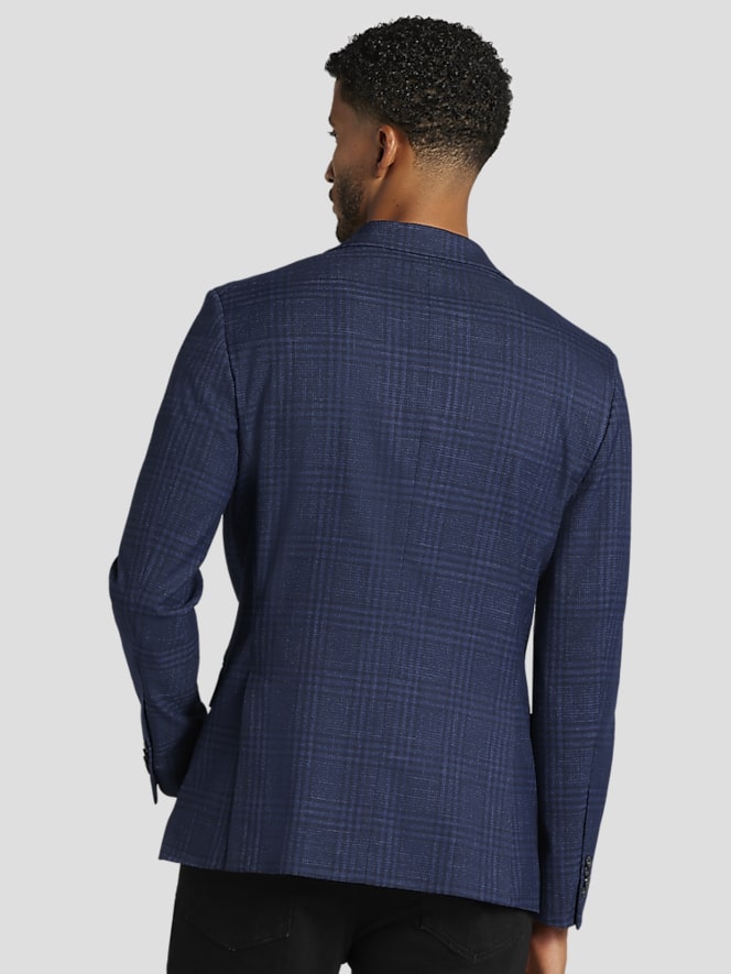 Awearness Kenneth Cole Modern Fit Plaid Sport Coat