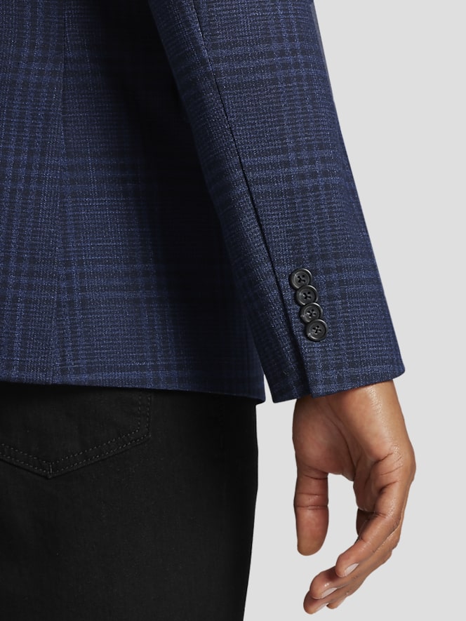 Awearness Kenneth Cole Modern Fit Plaid Sport Coat