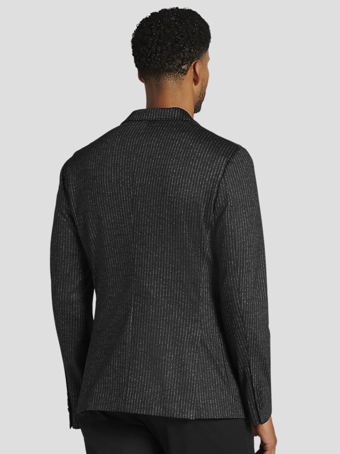 Awearness Kenneth Cole Slim Fit Stripe Knit Sport Coat
