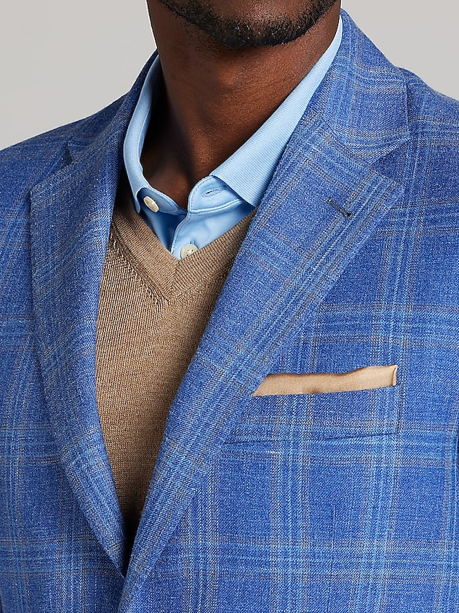Joseph Abboud Classic Fit Plaid Sport Coat