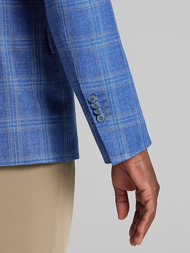 Joseph Abboud Classic Fit Plaid Sport Coat
