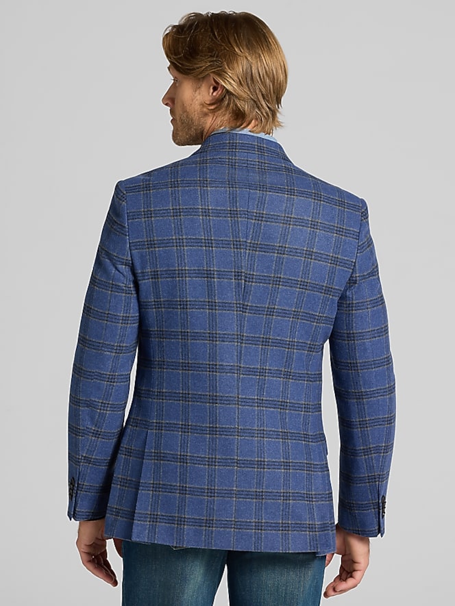 Nautica Modern Fit Plaid Sport Coat