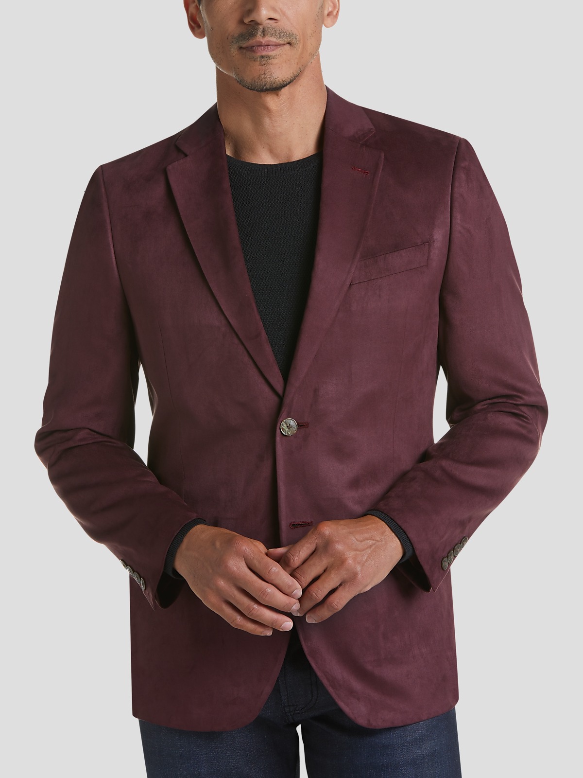 nautica brandford microsuede modern fit sport coat