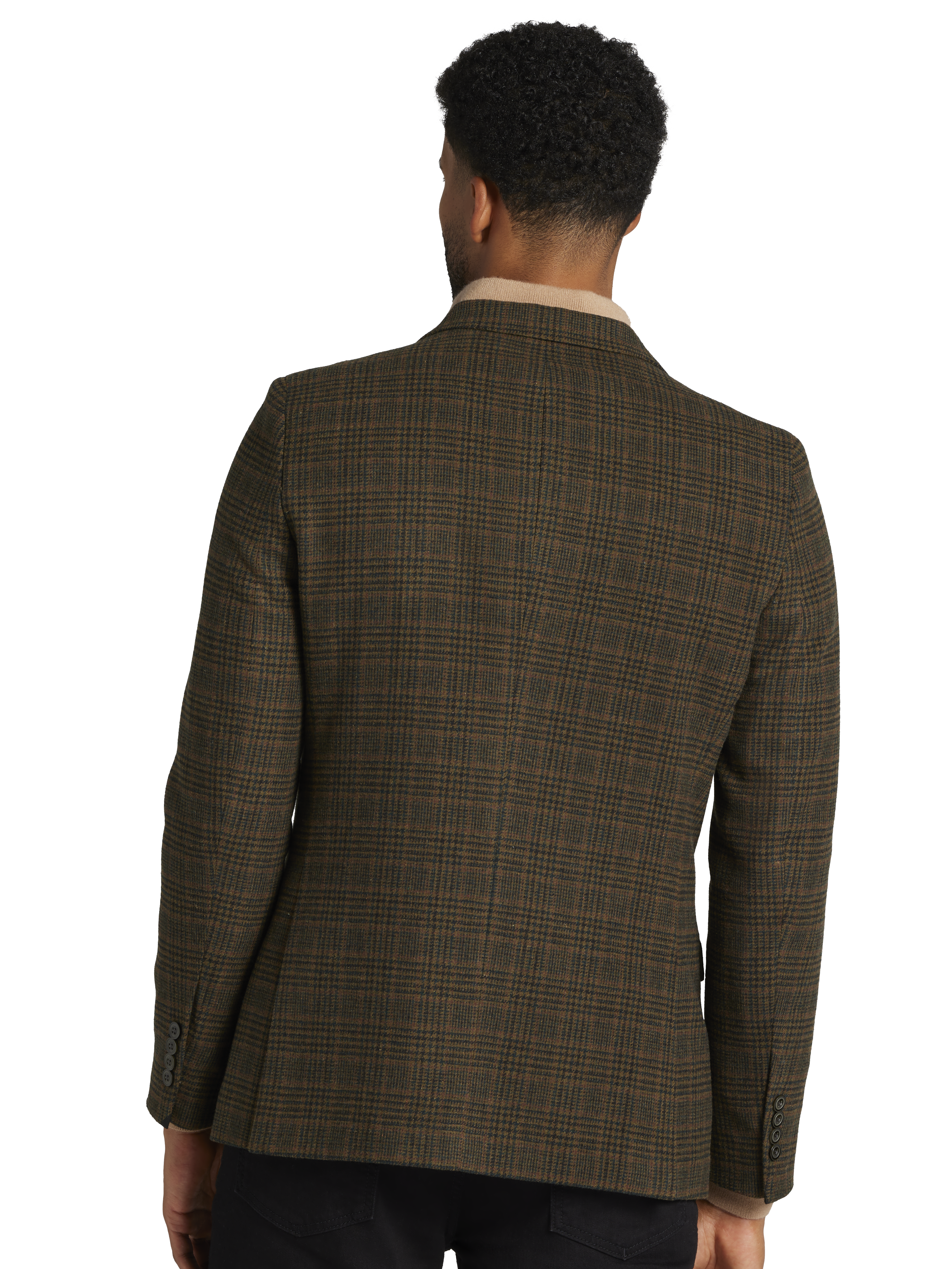 Modern Fit Wool Blend Tweed Sport Coat