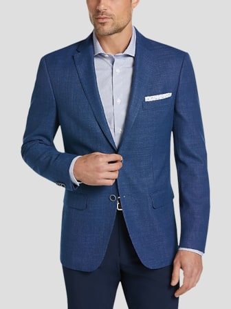 Men's wearhouse tommy hilfiger blue suit top