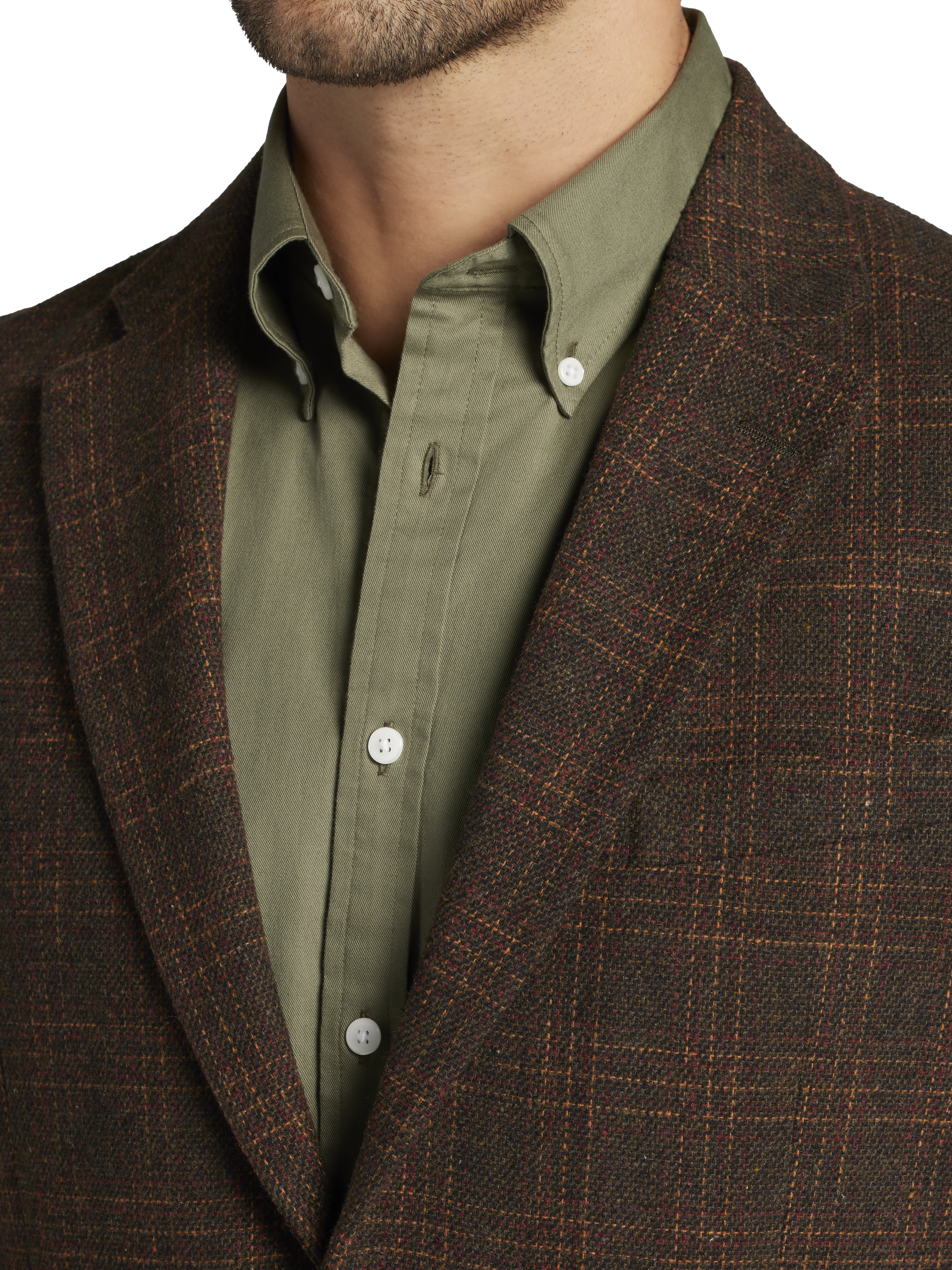 Modern Fit Tweed Sport Coat