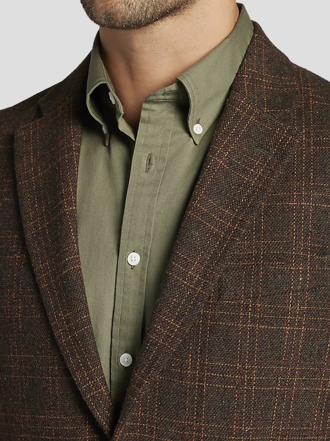 Nautica Modern Fit Tweed Sport Coat