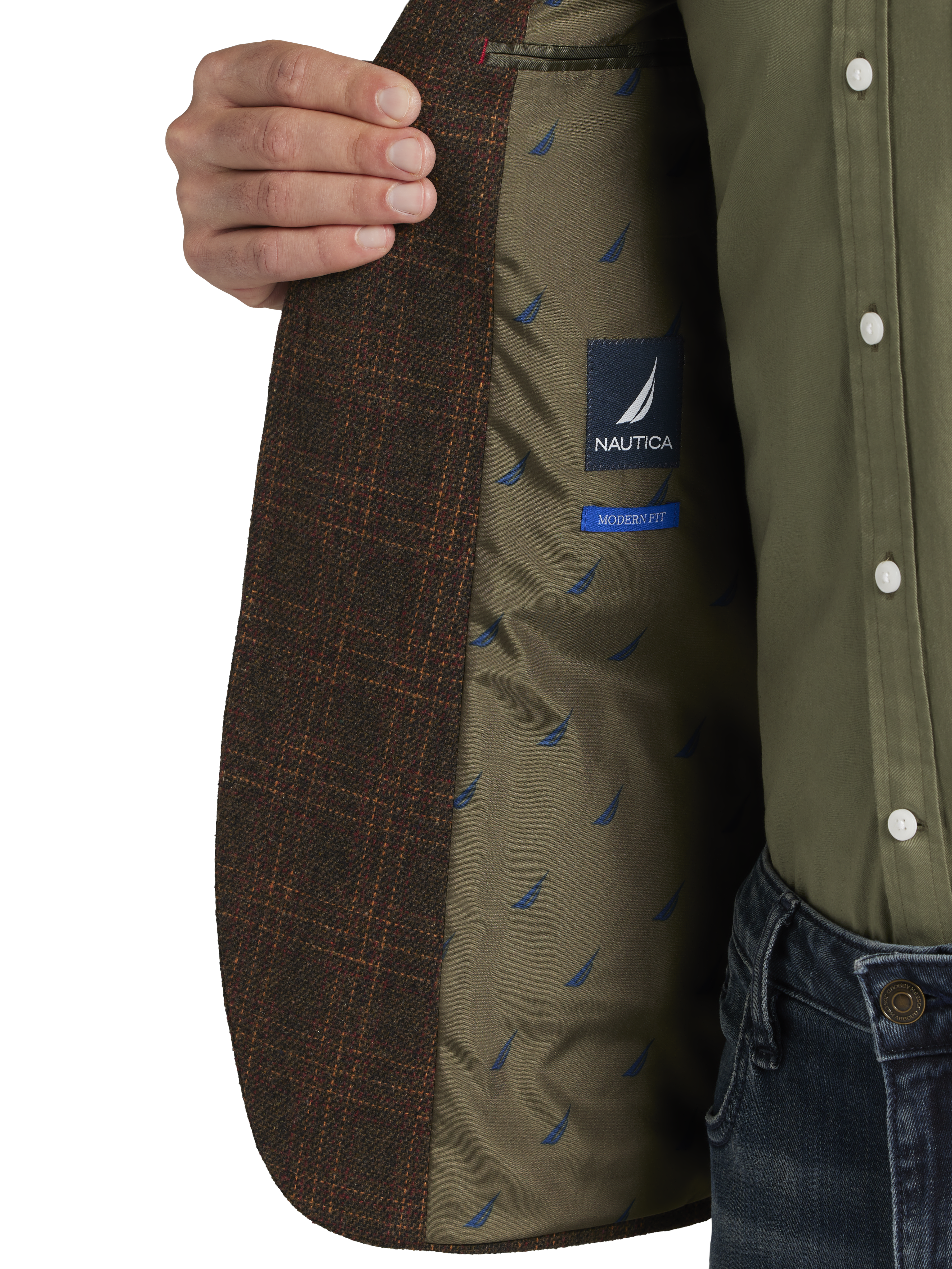 Modern Fit Tweed Sport Coat