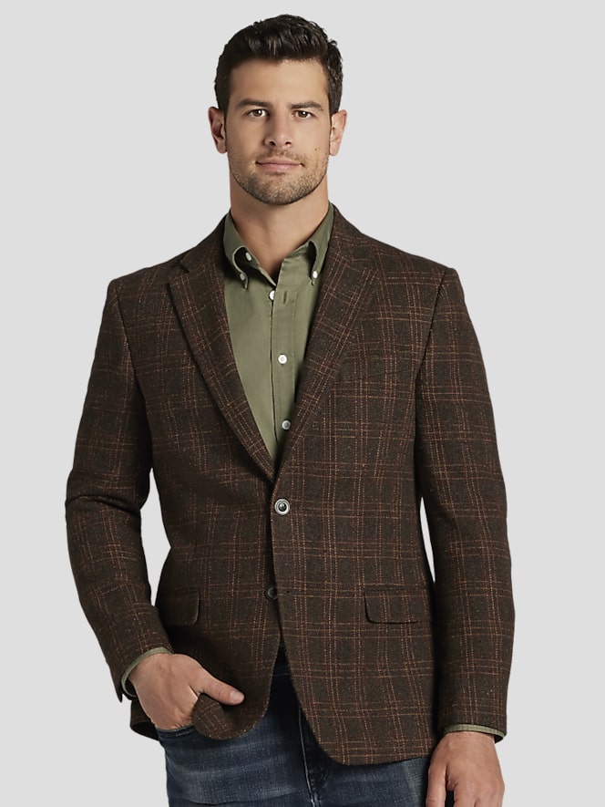 Nautica Modern Fit Tweed Sport Coat