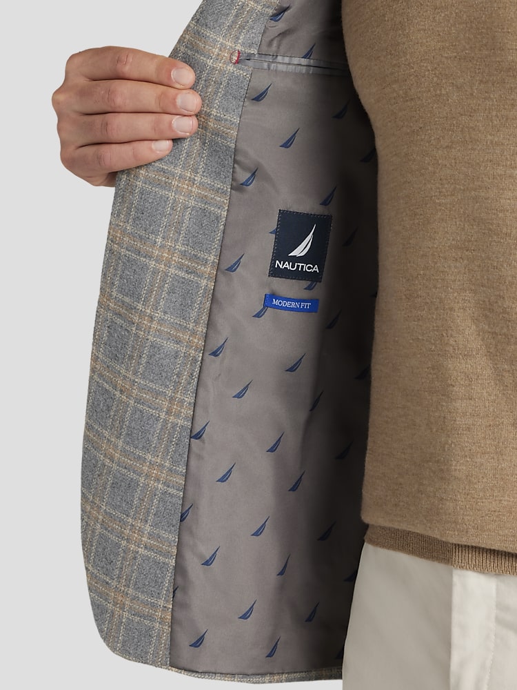 Nautica Modern Fit Plaid Tweed Sport Coat | Sport Coats