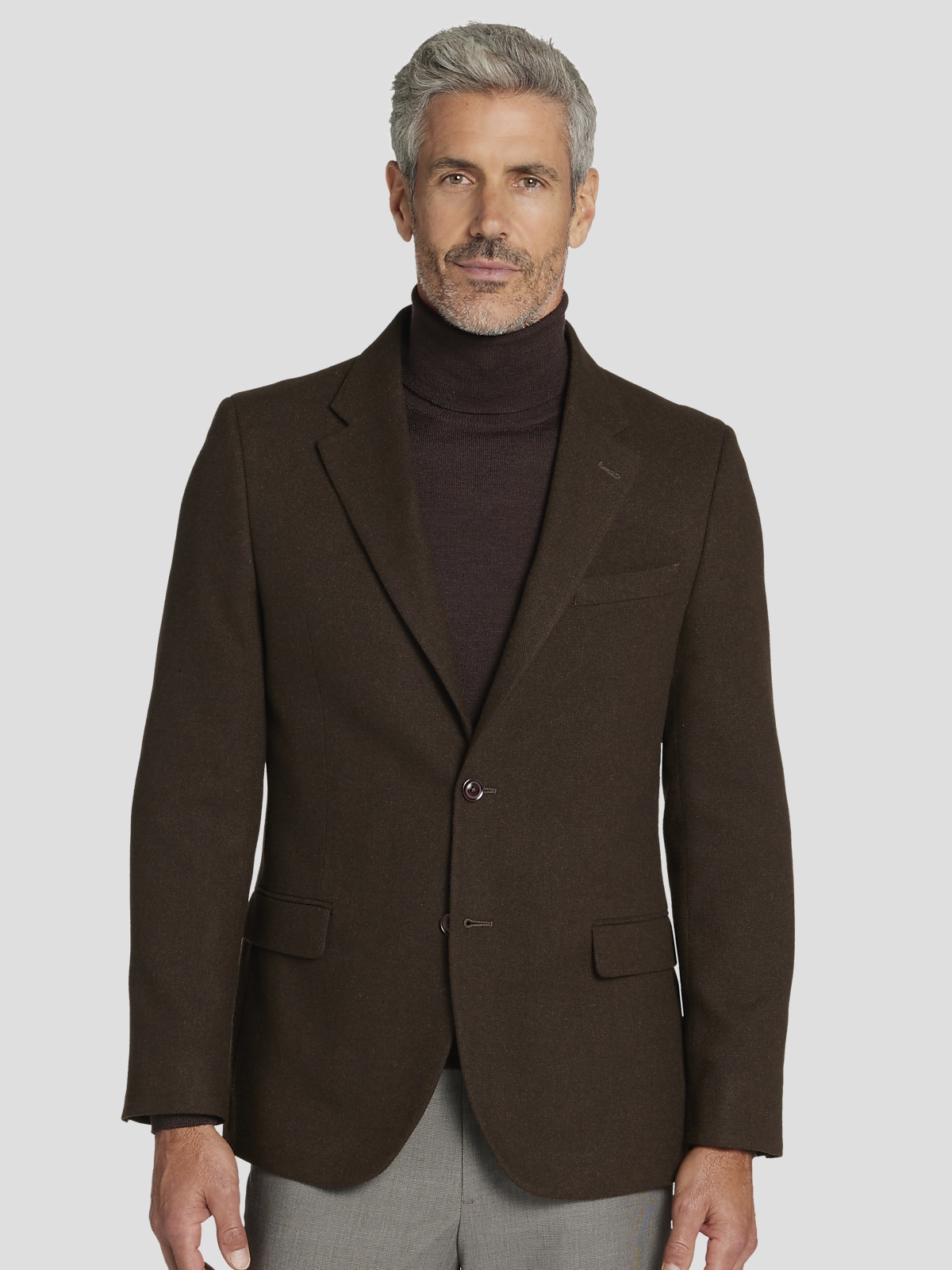 Nautica Modern Fit Tweed With Leather Elbow Patches Sport Coat | Sport  Coats | Men's Wearhouse