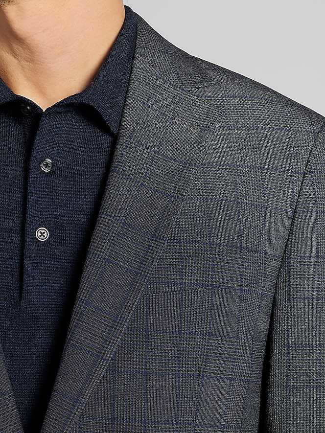 Wilke-Rodriguez Modern Fit Plaid Sport Coat