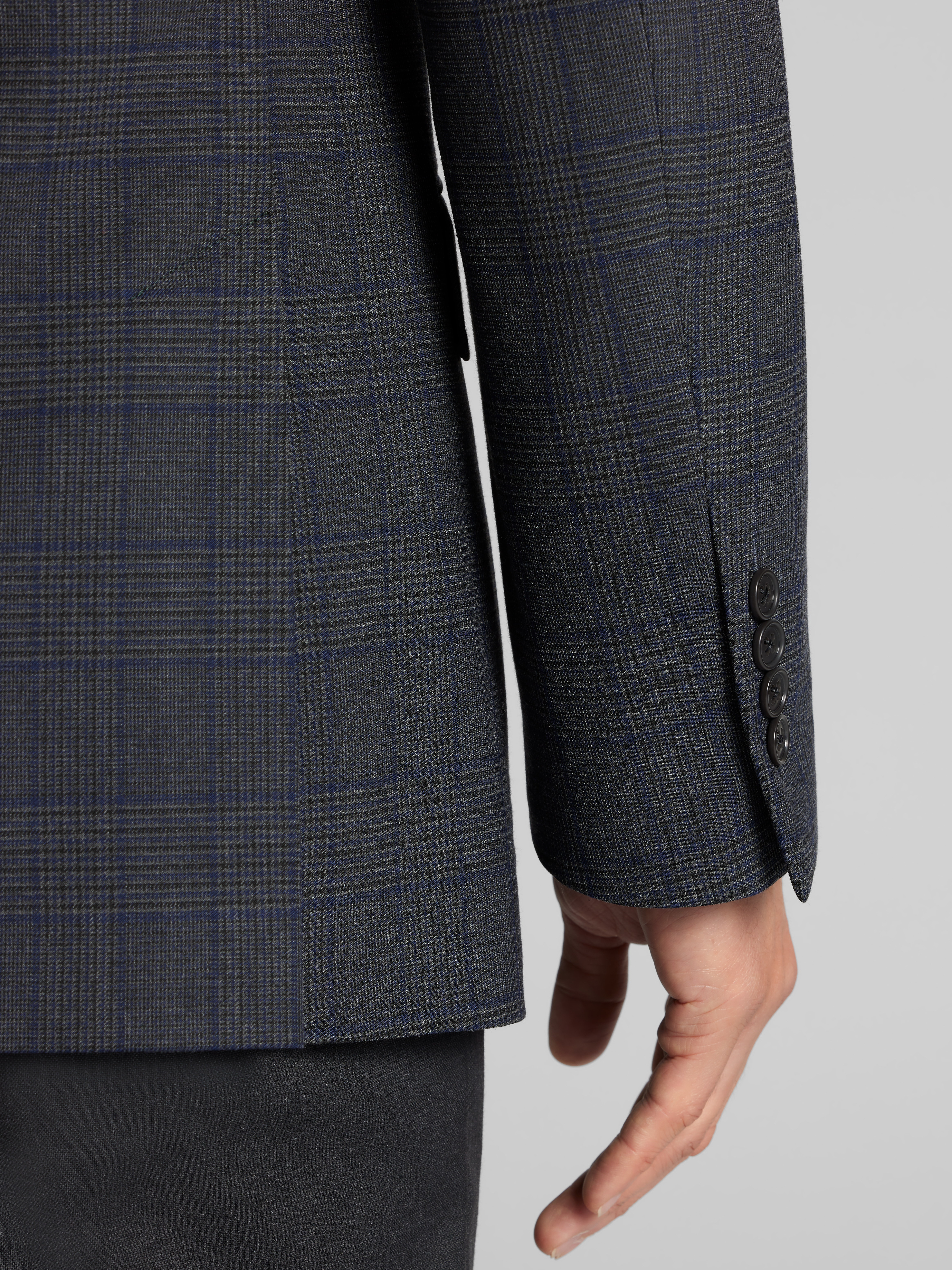 Modern Fit Plaid Sport Coat
