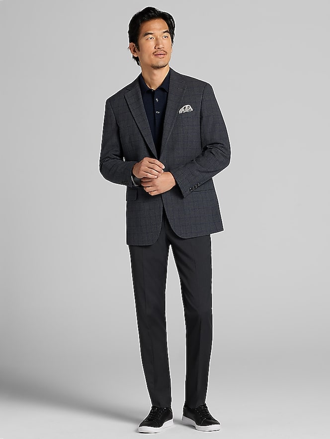 Wilke-Rodriguez Modern Fit Plaid Sport Coat