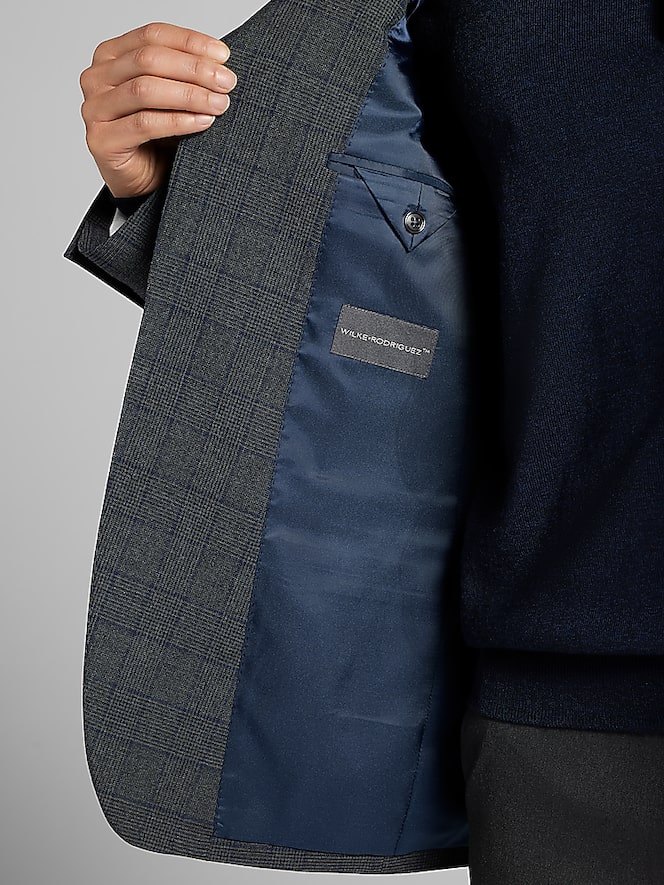 Wilke-Rodriguez Modern Fit Plaid Sport Coat