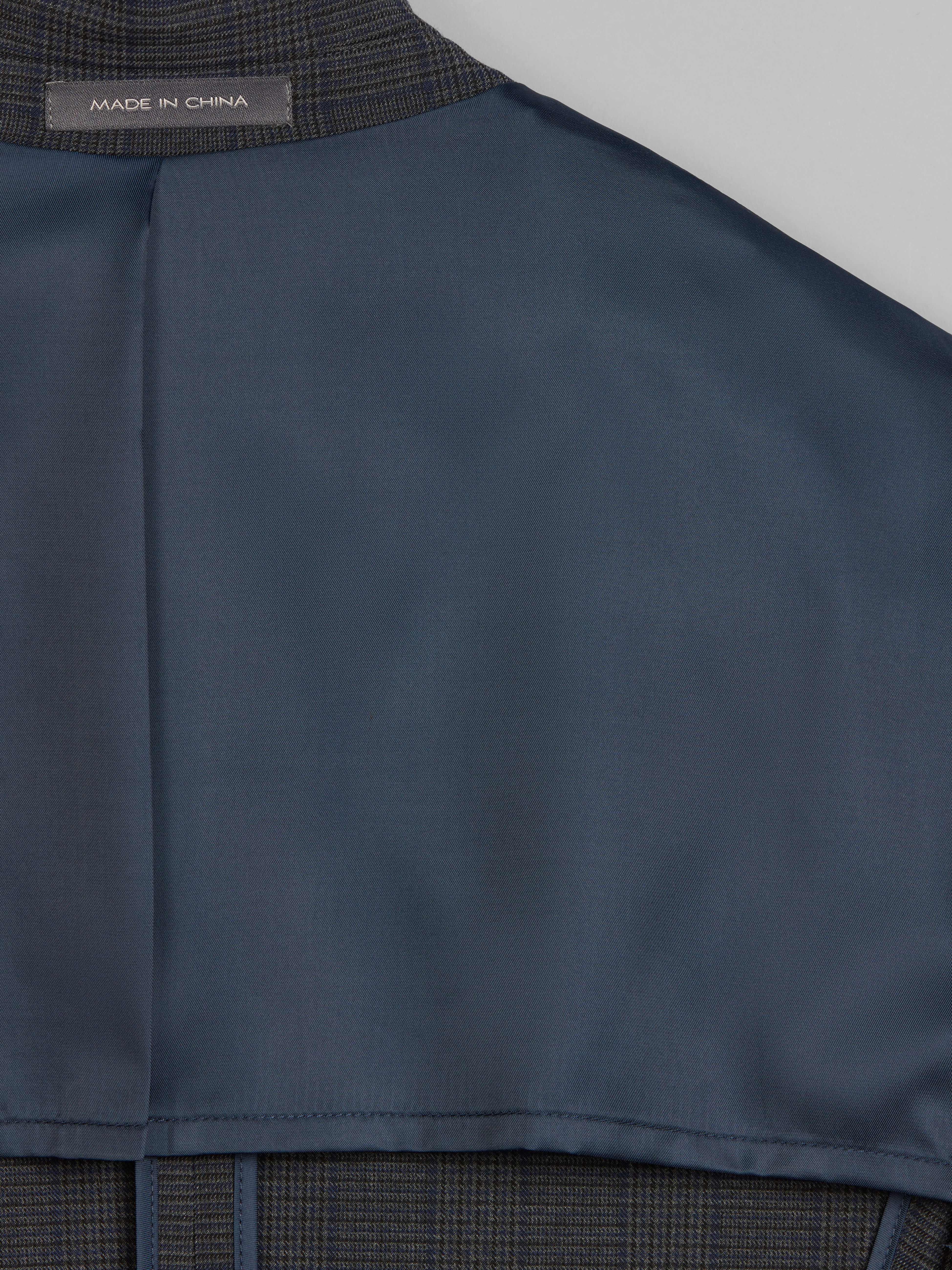 Modern Fit Plaid Sport Coat