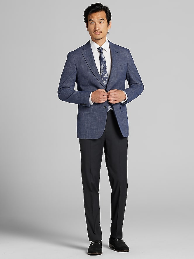 Wilke-Rodriguez Modern Fit Crosshatch Sport Coat