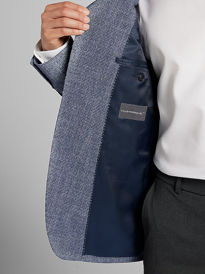 Wilke-Rodriguez Modern Fit Crosshatch Sport Coat