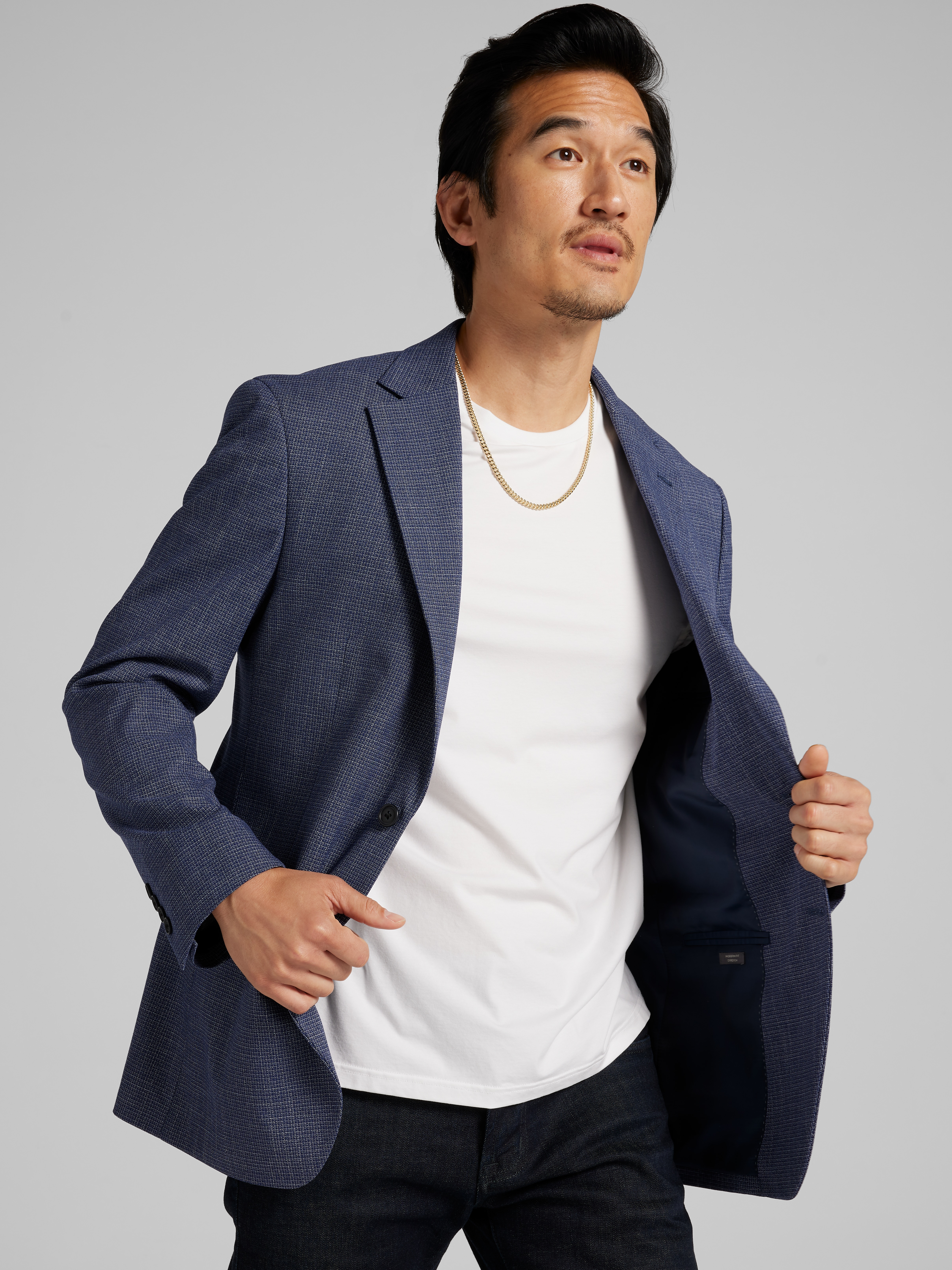 Modern Fit Crosshatch Sport Coat