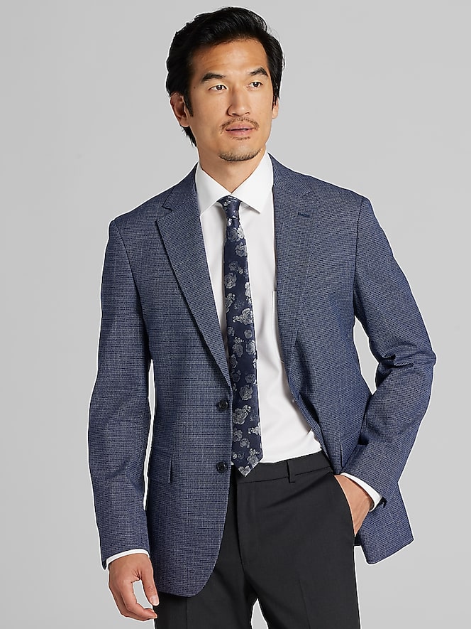 Wilke-Rodriguez Modern Fit Crosshatch Sport Coat