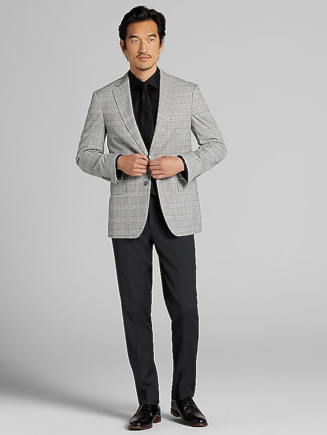 Wilke-Rodriguez Modern Fit Plaid Sport Coat