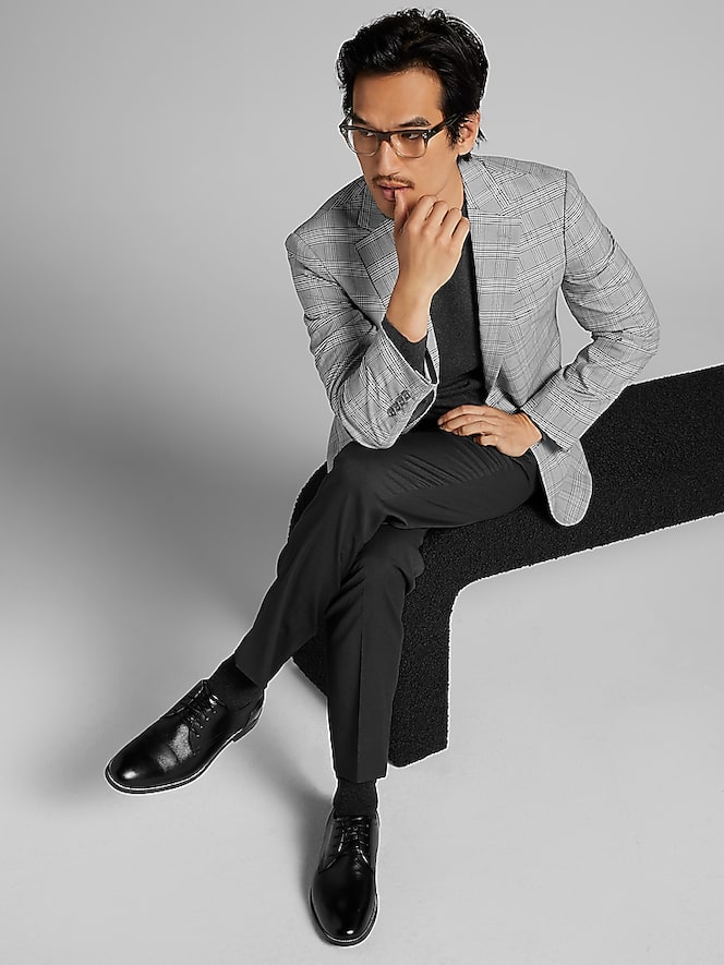 Wilke-Rodriguez Modern Fit Plaid Sport Coat