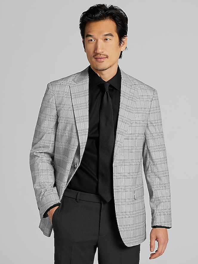 Wilke-Rodriguez Modern Fit Plaid Sport Coat
