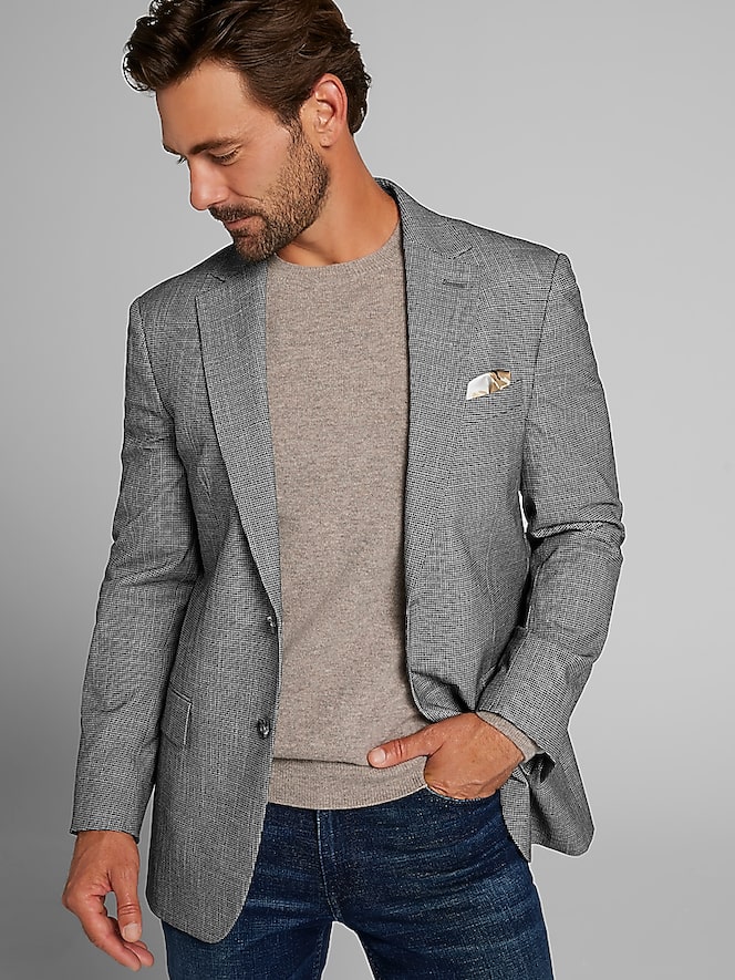 Wilke-Rodriguez Modern Fit Tic Sport Coat