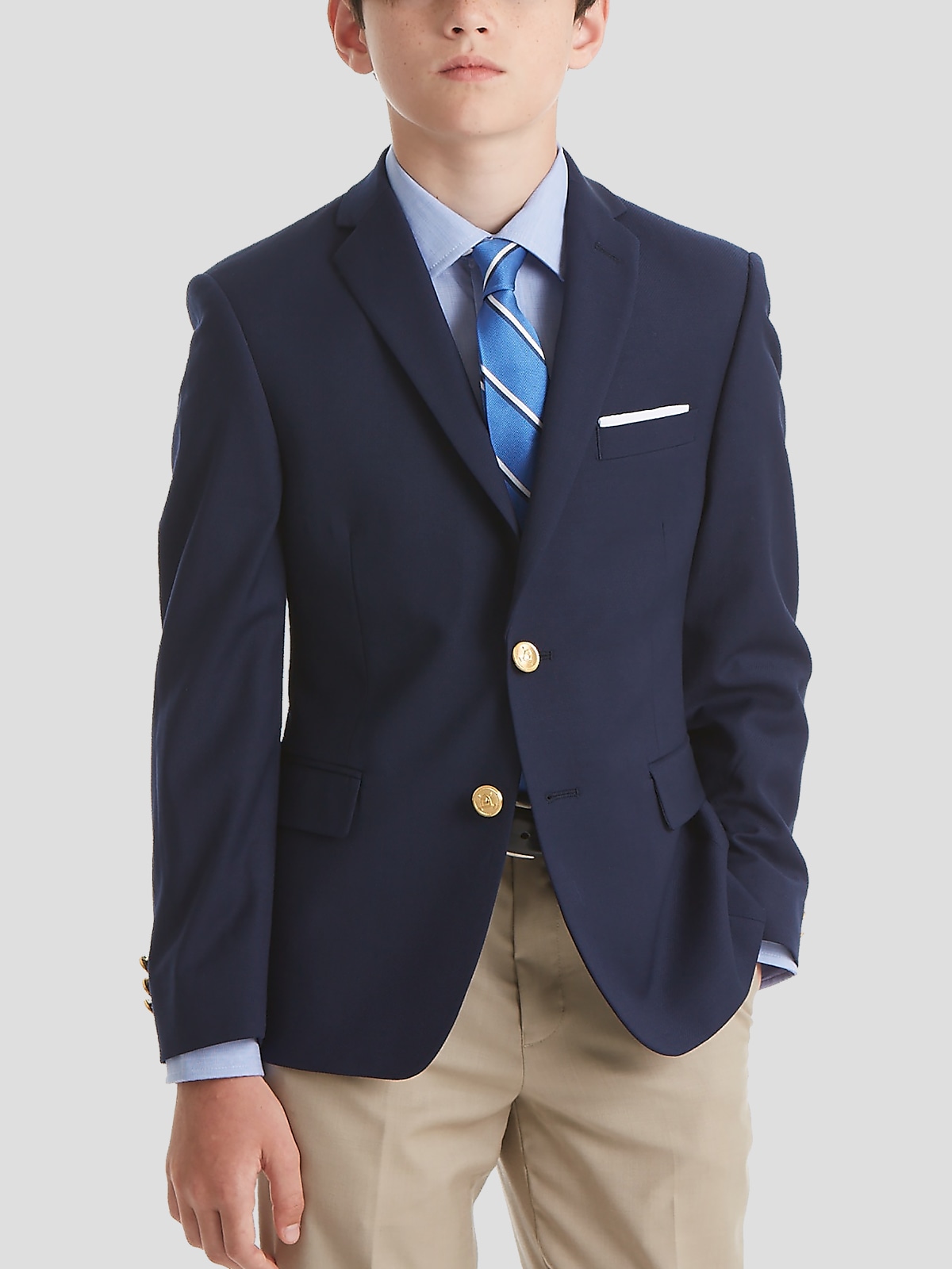 Boys navy sport coat new arrivals