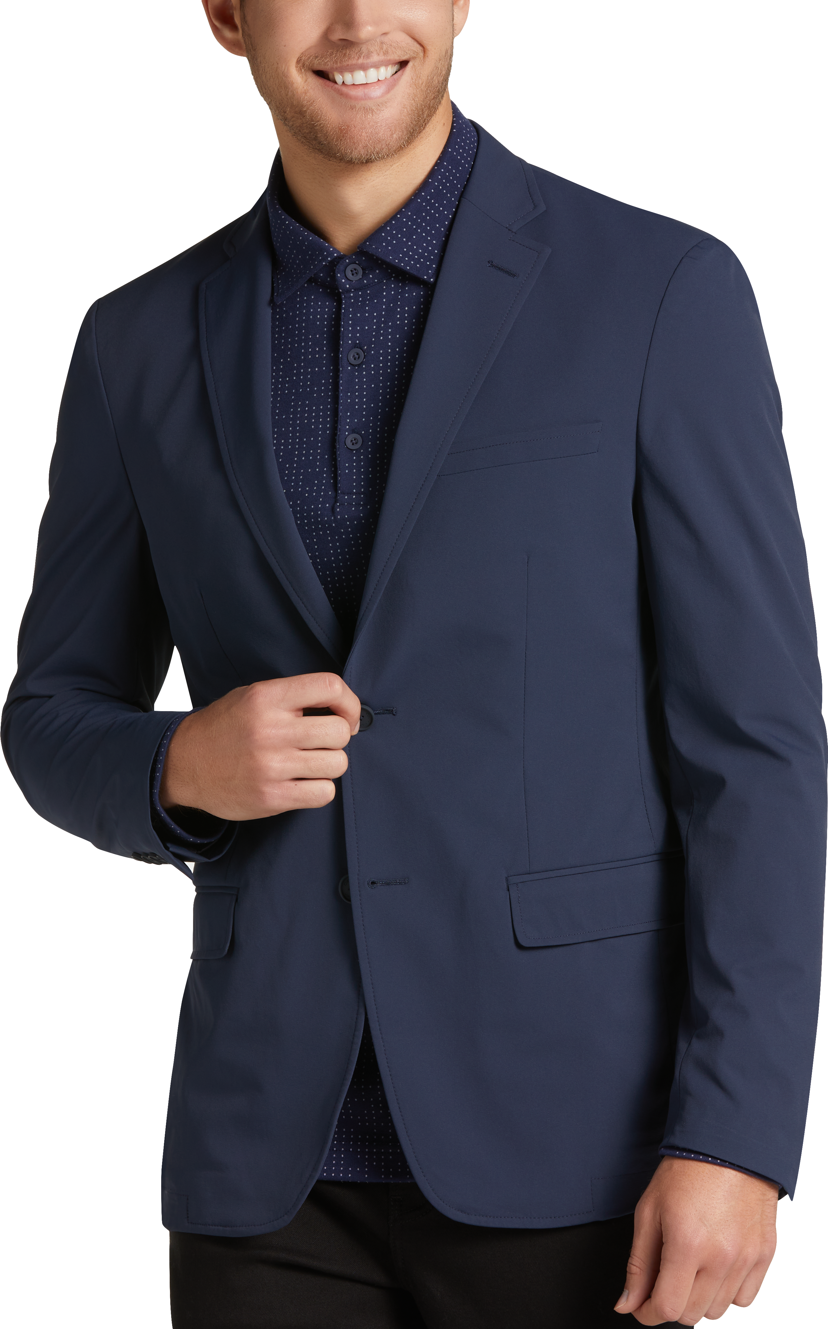 Calvin klein blue blazer hot sale