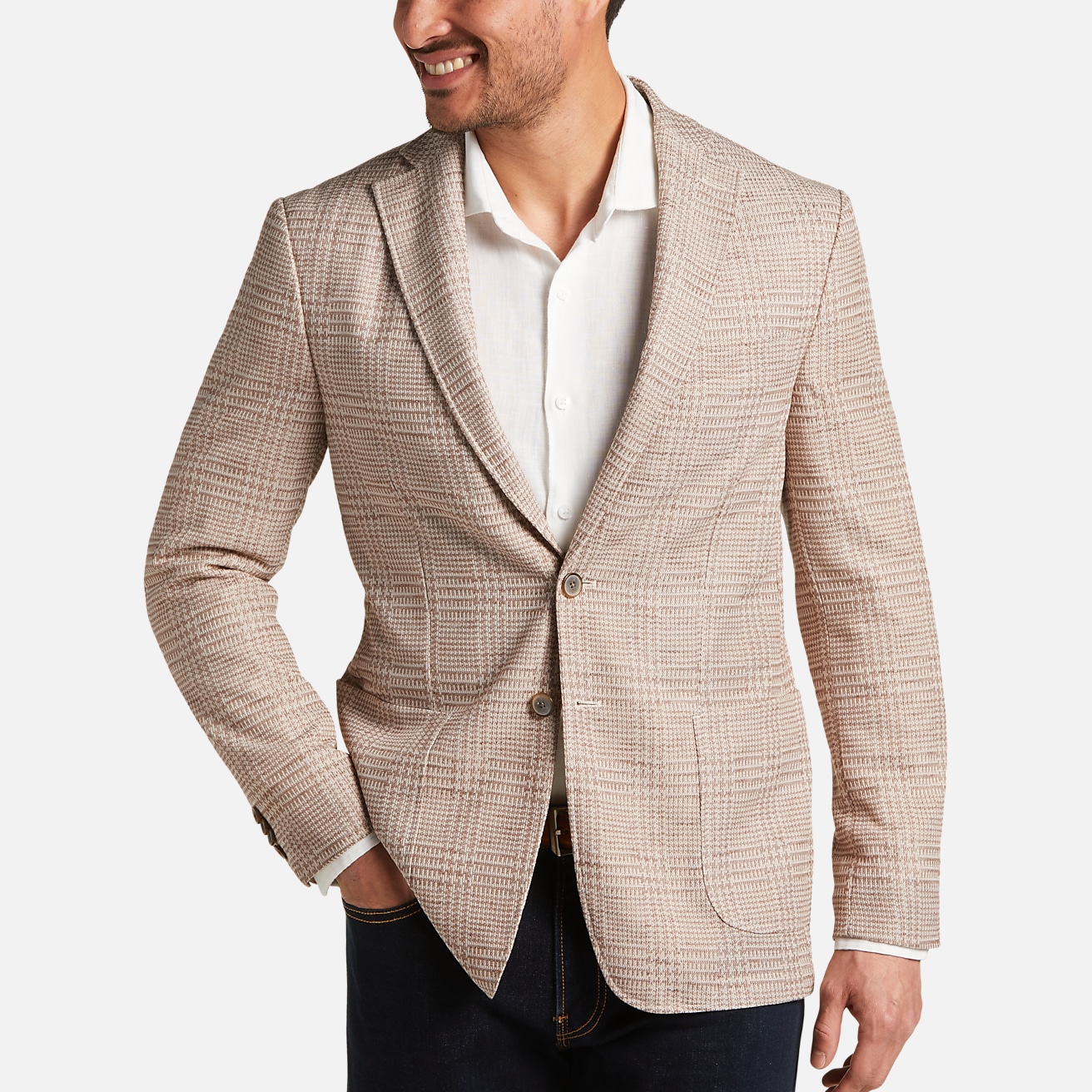 Slim Fit Softly Constructed Sport Coat