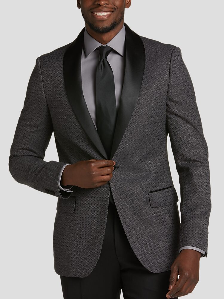 After Hours Slim Fit Jacquard Dinner Jacket Dinner Jackets Men s Wearhouse