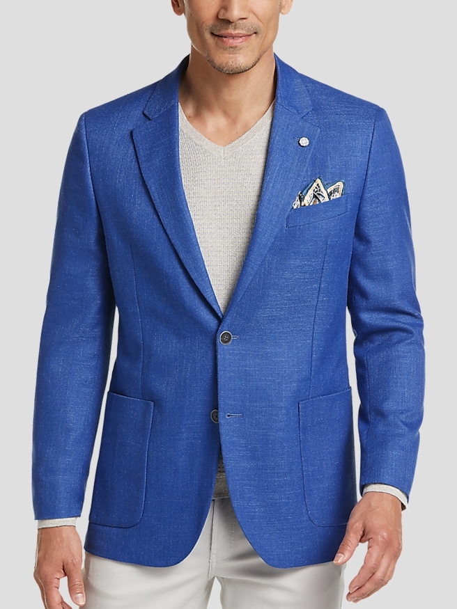 Nautica tan microsuede outlet modern fit sport coat