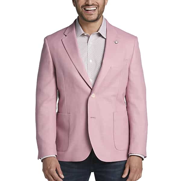 Nautica Men's Modern Fit Notch Lapel Sport Coat Pink - Size: 42 Regular