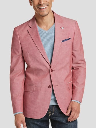 Mens big and tall red blazer hotsell