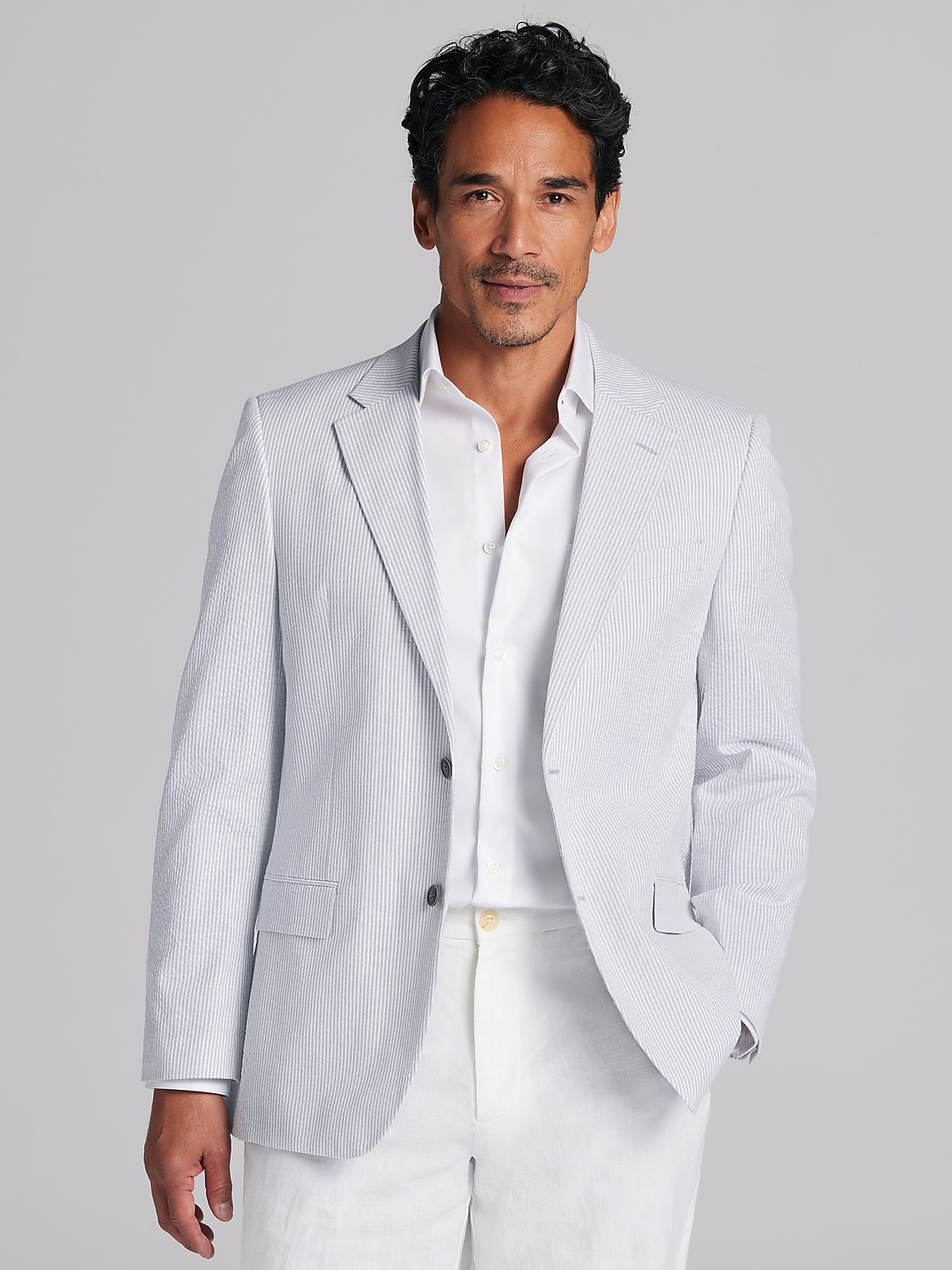 Seersucker suit men's wearhouse hotsell