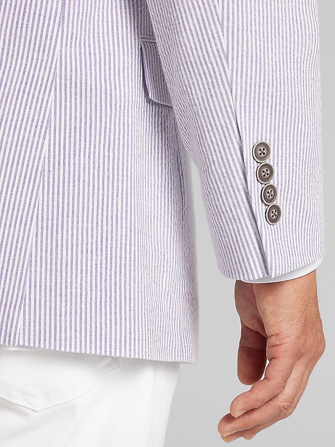 Nautica Modern Fit Seersucker Sport Coat