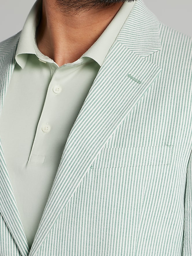 Nautica Modern Fit Seersucker Sport Coat