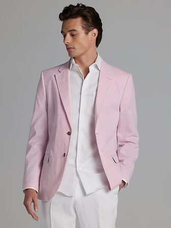 Pink sport coats sale
