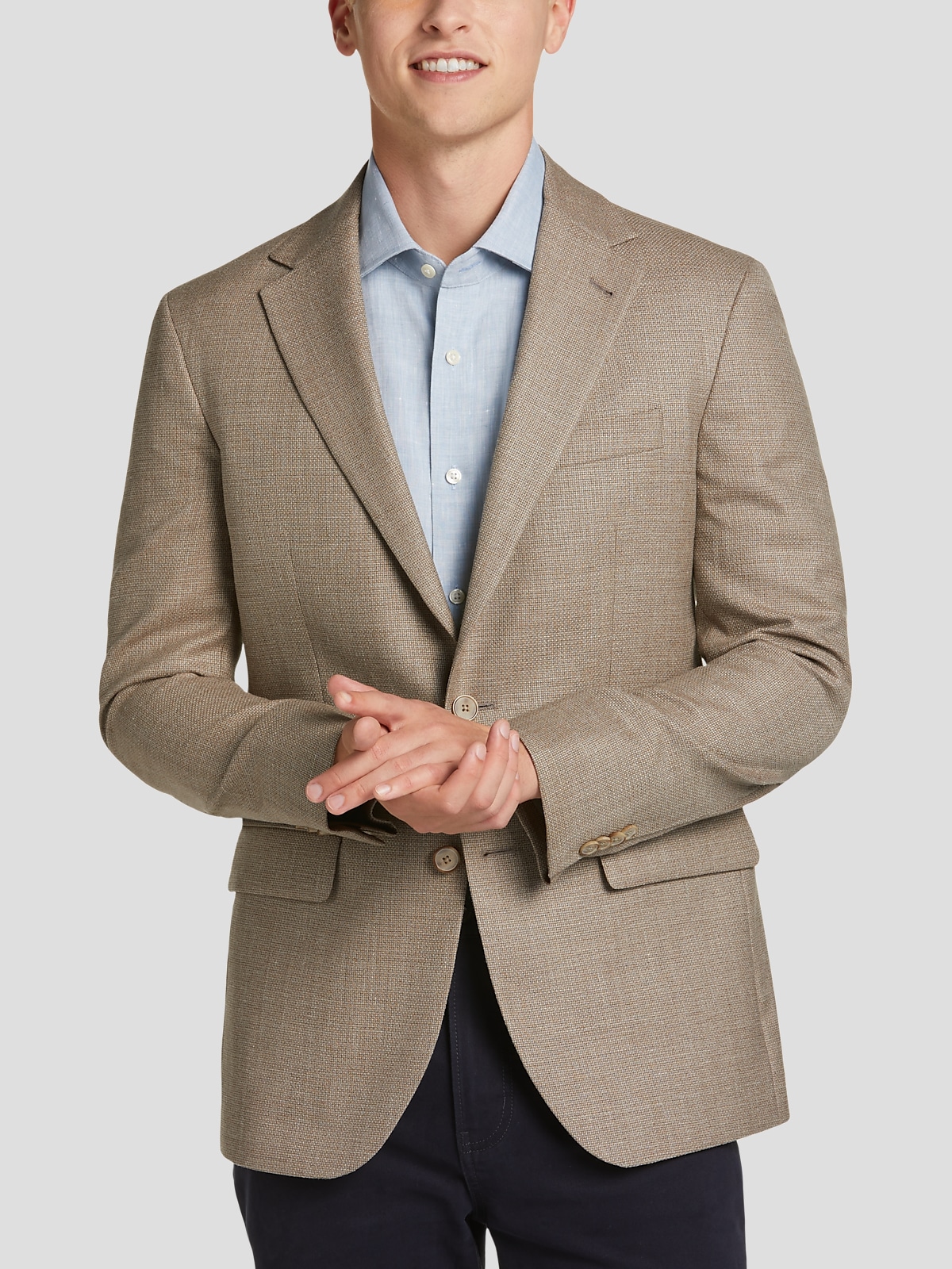 Tan sports coat hot sale